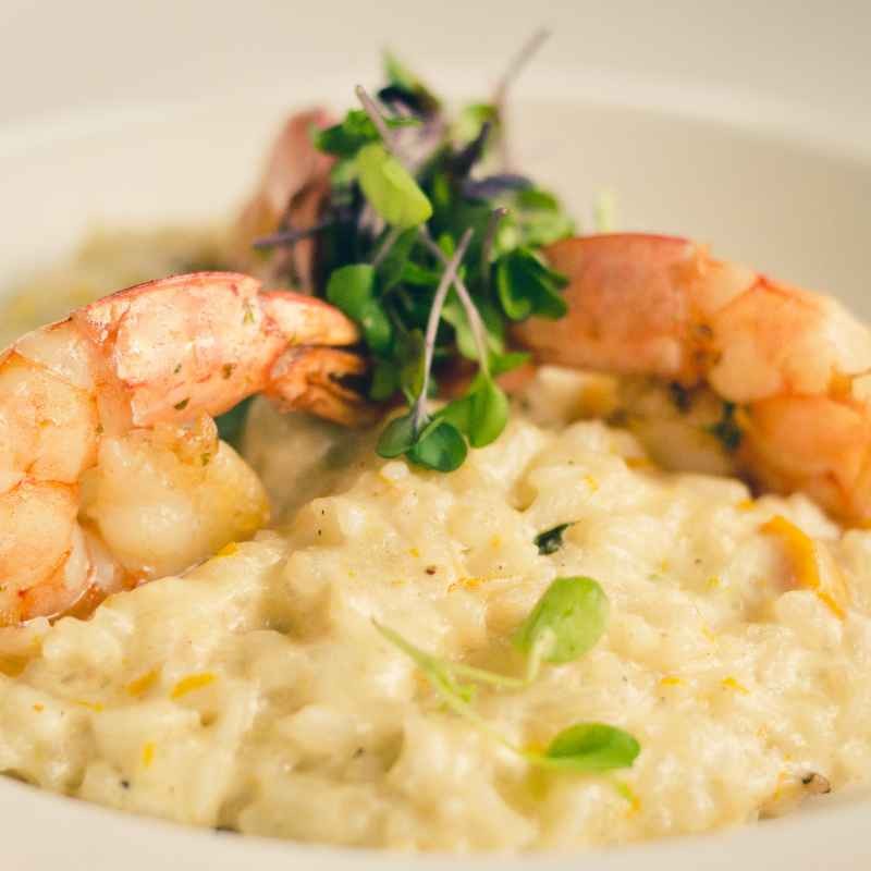 Risotto con Langostinos